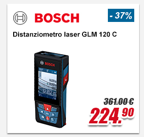 Bosch Distanziometro laser GLM 120 C