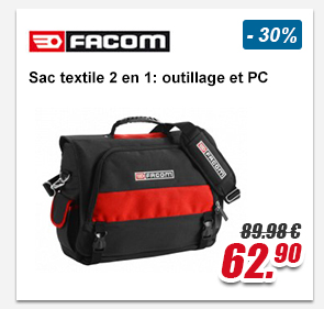 Facom Sac textile 2 en 1: outillage et PC